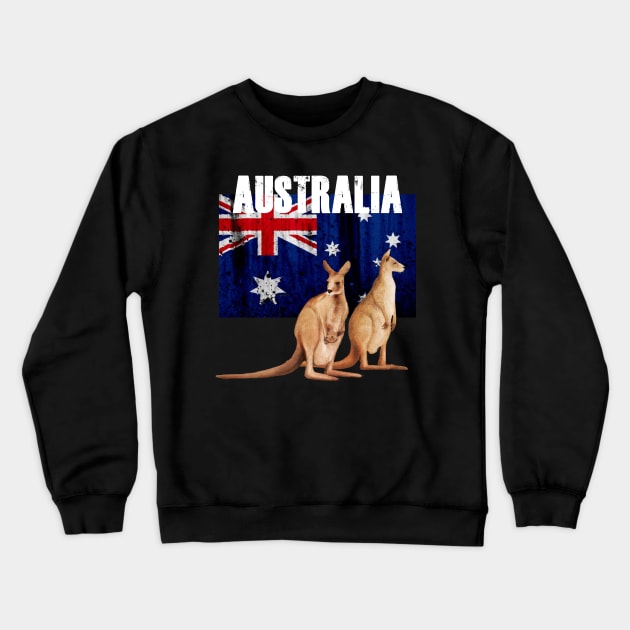 Australia Crewneck Sweatshirt by Carolina Cabreira